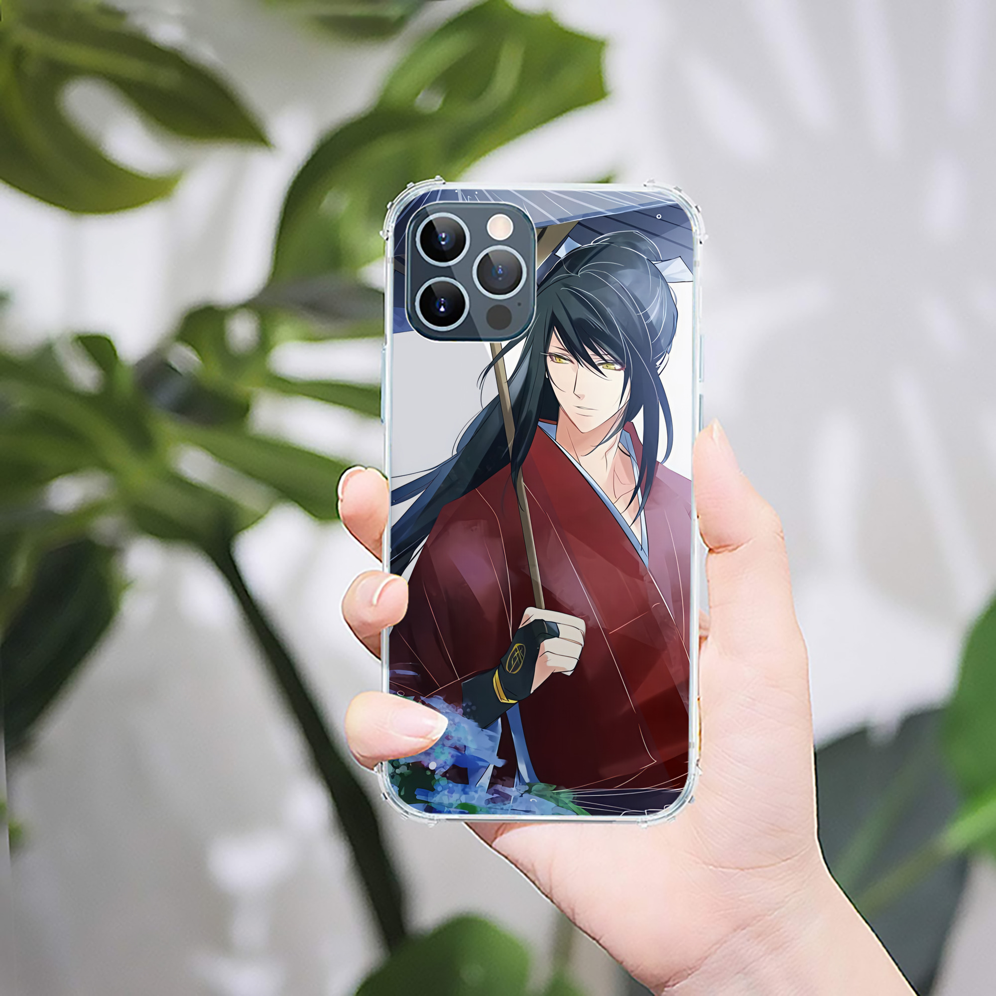 （画像用） 刀剣乱舞 Touken Ranbu 【iPhone 12シリーズ対応】透明スマホケース（クリアソフトケース）